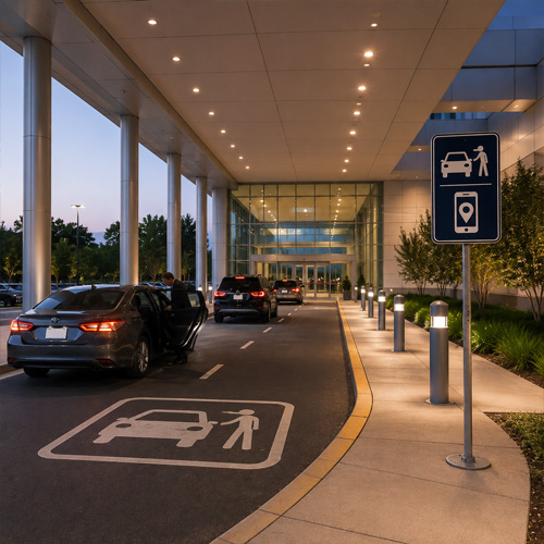 Drop-off and rideshare